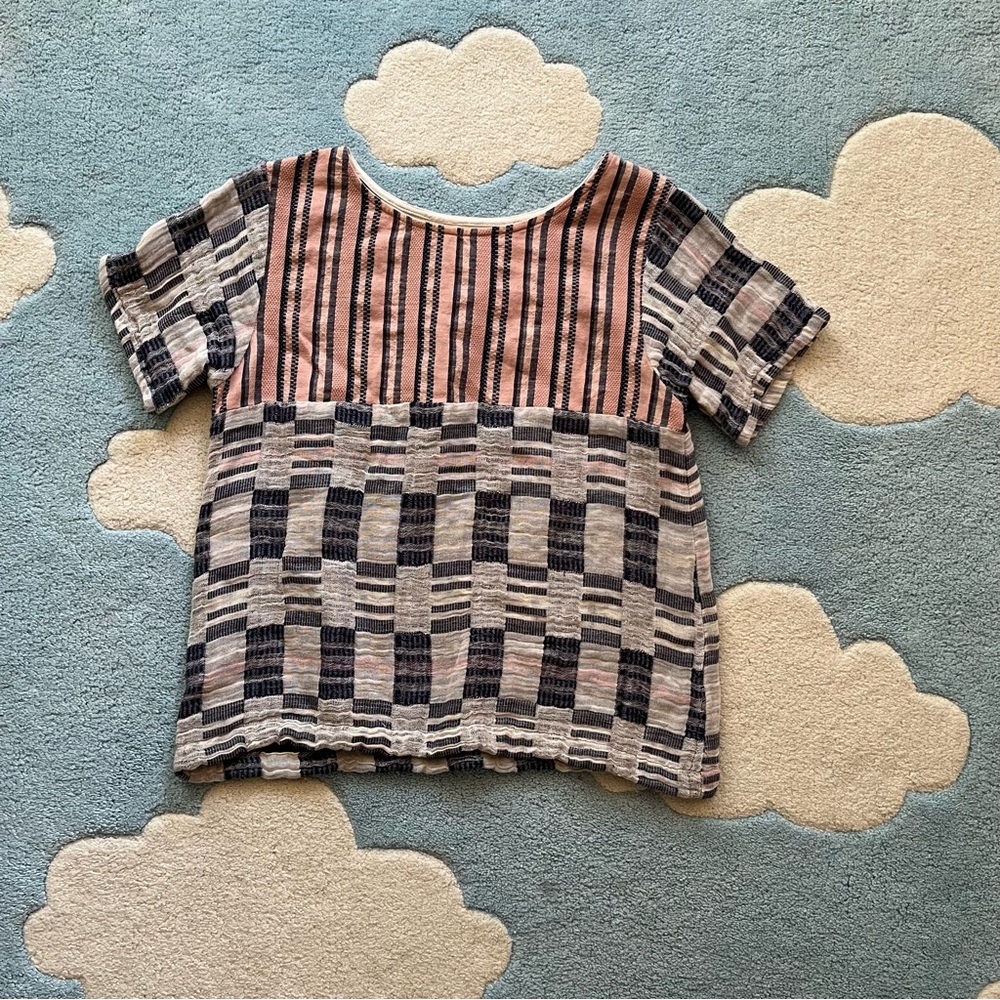 Ace&jig double gauze top size small